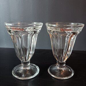 Vintage Hershey's Ice Cream Sundae Glasses